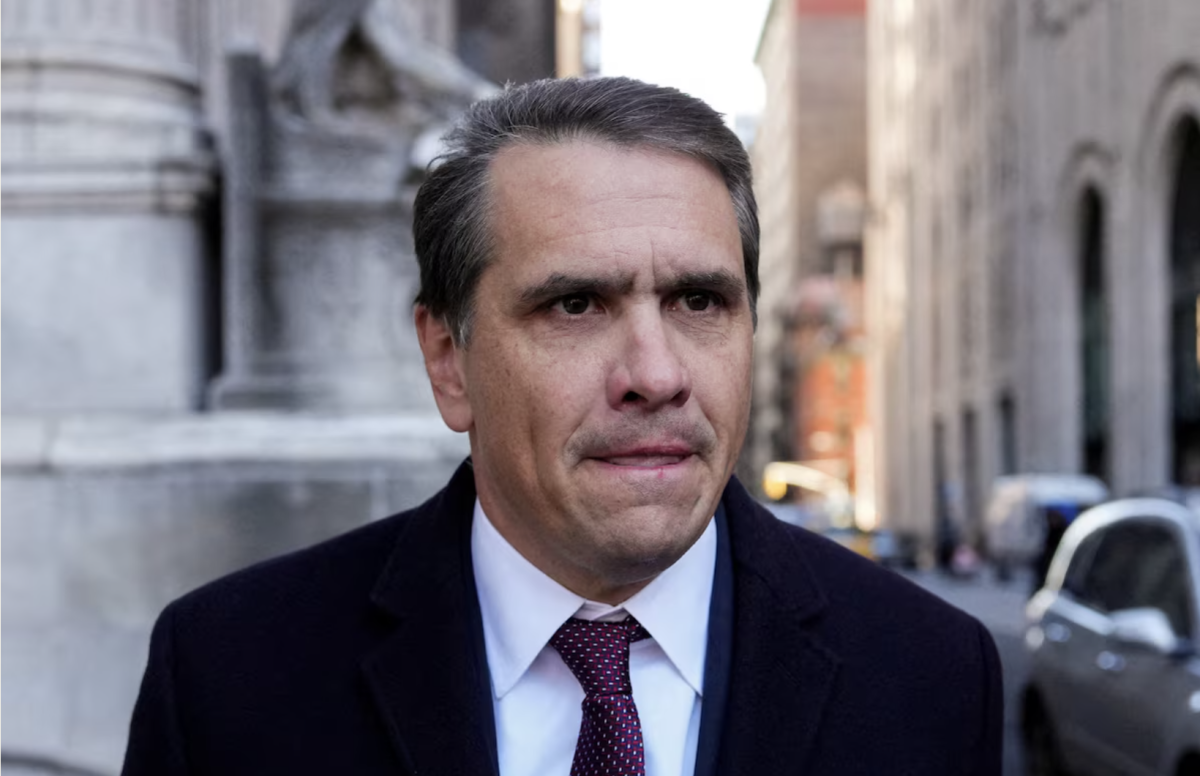 Todd Blanche, then attorney for President-elect Donald Trump, leaves the New York State Appellate Division of the Supreme Court in New York City, U.S., January 7, 2025. REUTERS/Adam Gray/File